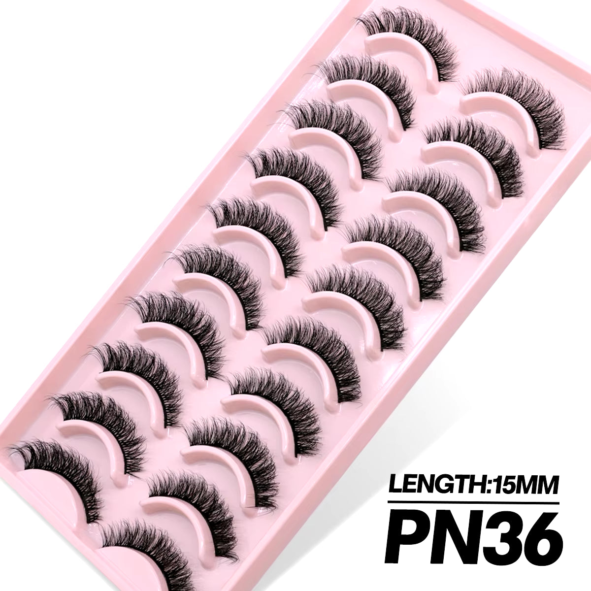 5/10 Pairs 3D Faux Mink Lashes Fluffy Soft Full Thick Wispy Natural Long False Eyelashes Curly Lashes Wholesale Lashes