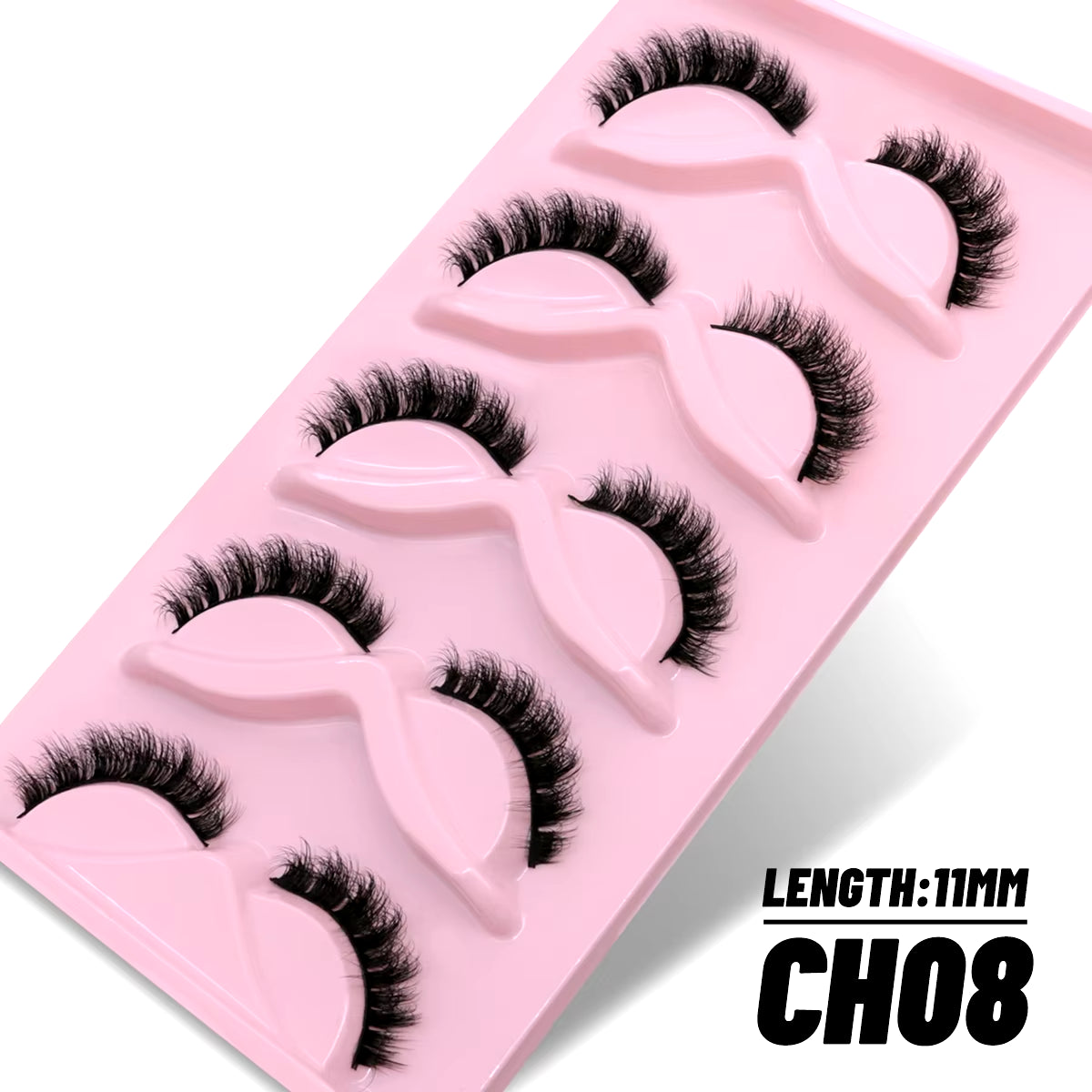5/10 Pairs 3D Faux Mink Lashes Fluffy Soft Full Thick Wispy Natural Long False Eyelashes Curly Lashes Wholesale Lashes