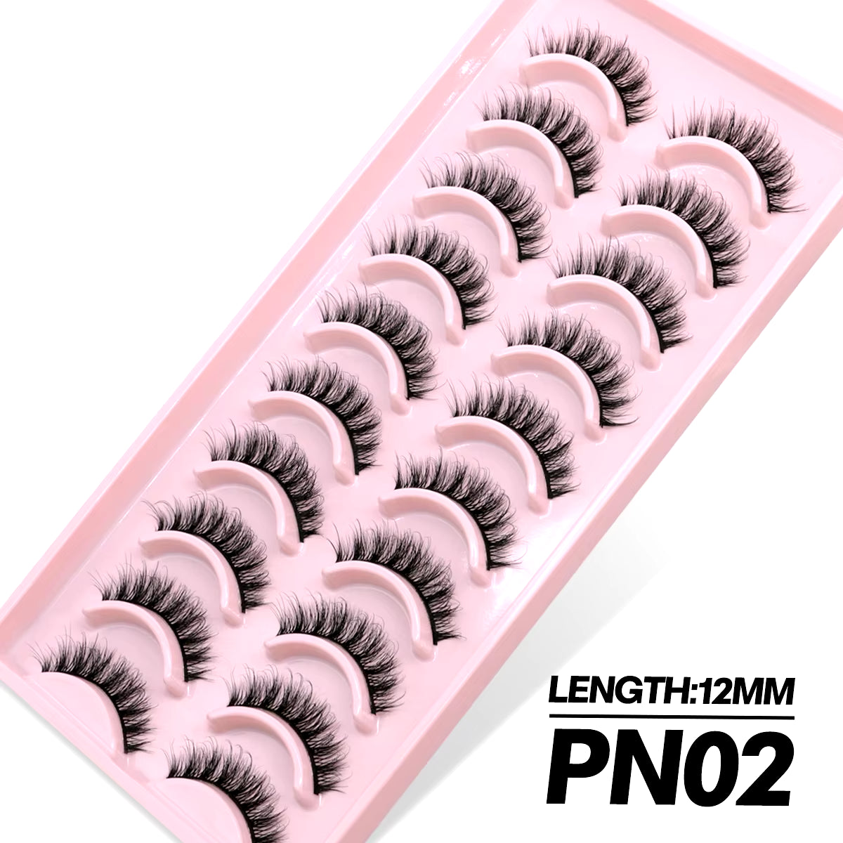 5/10 Pairs 3D Faux Mink Lashes Fluffy Soft Full Thick Wispy Natural Long False Eyelashes Curly Lashes Wholesale Lashes