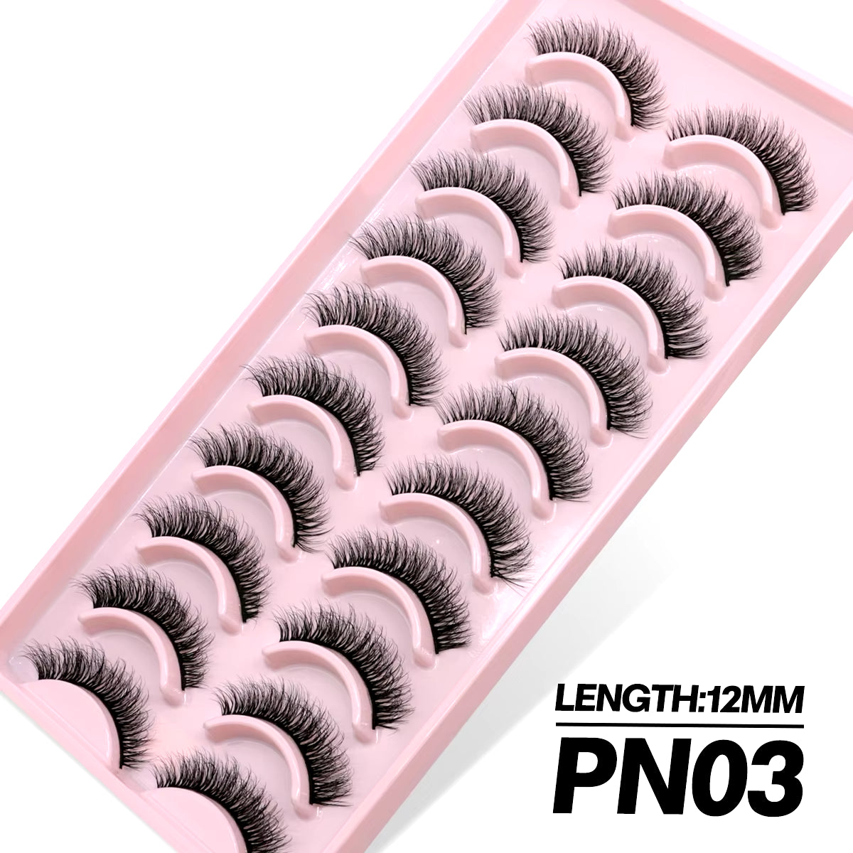 5/10 Pairs 3D Faux Mink Lashes Fluffy Soft Full Thick Wispy Natural Long False Eyelashes Curly Lashes Wholesale Lashes