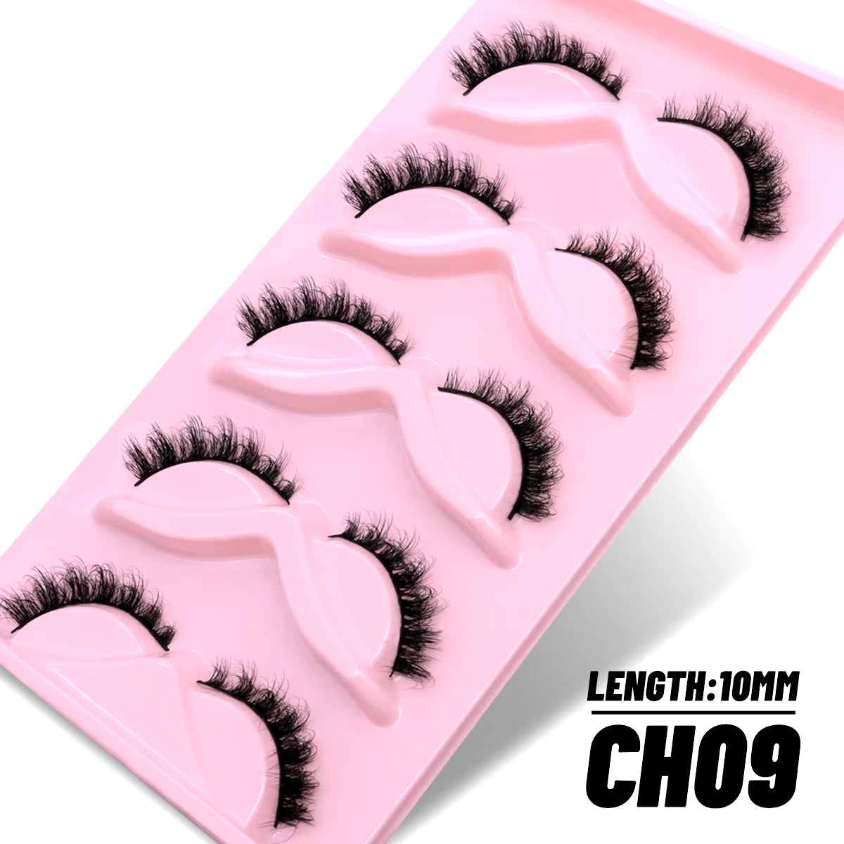 5/10 Pairs 3D Faux Mink Lashes Fluffy Soft Full Thick Wispy Natural Long False Eyelashes Curly Lashes Wholesale Lashes