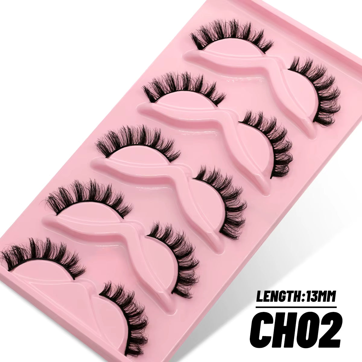 5/10 Pairs 3D Faux Mink Lashes Fluffy Soft Full Thick Wispy Natural Long False Eyelashes Curly Lashes Wholesale Lashes