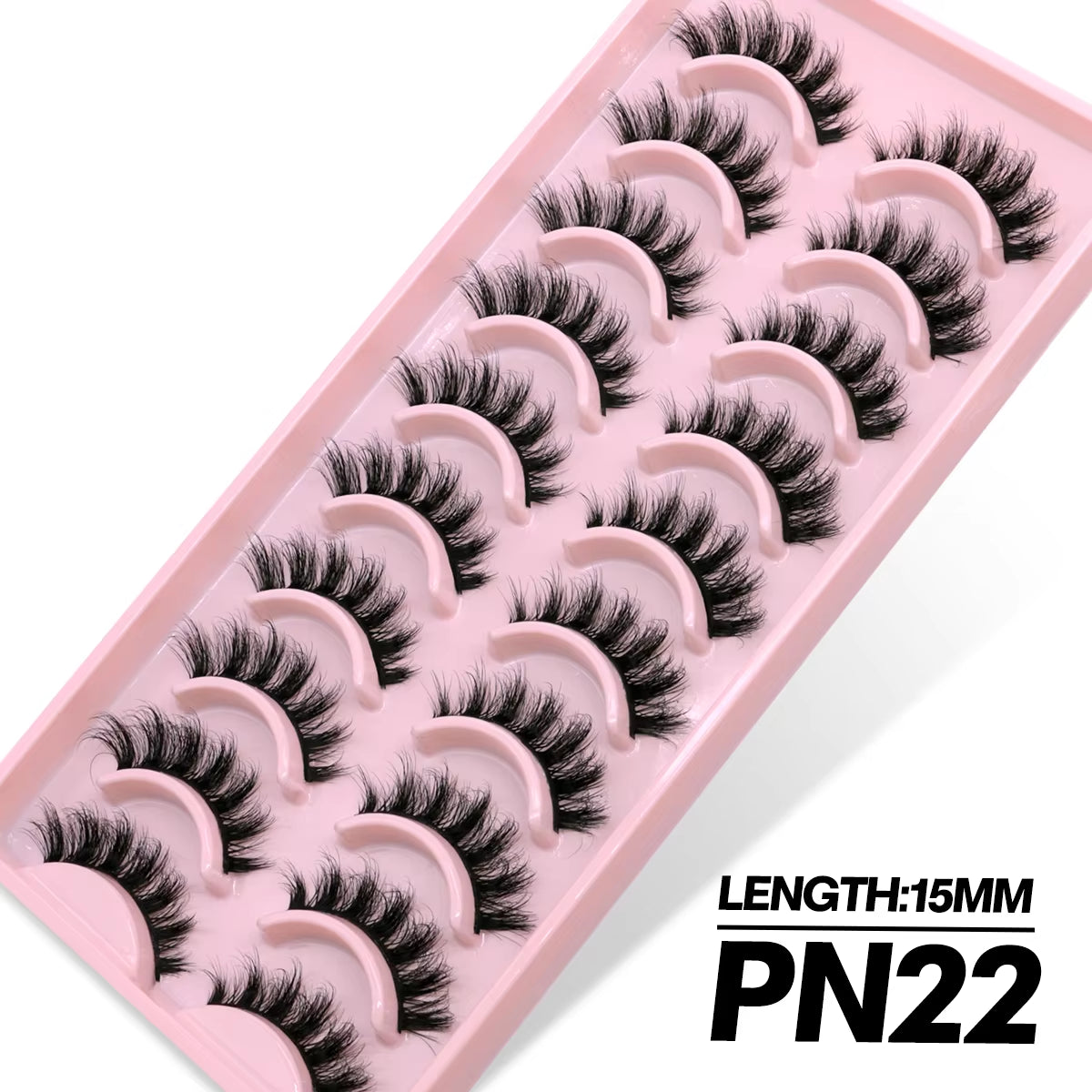 5/10 Pairs 3D Faux Mink Lashes Fluffy Soft Full Thick Wispy Natural Long False Eyelashes Curly Lashes Wholesale Lashes