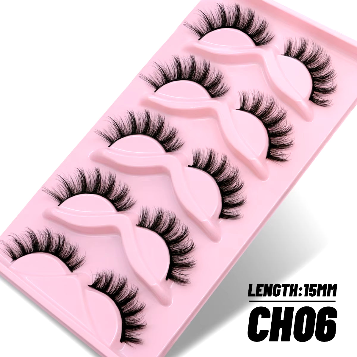 5/10 Pairs 3D Faux Mink Lashes Fluffy Soft Full Thick Wispy Natural Long False Eyelashes Curly Lashes Wholesale Lashes