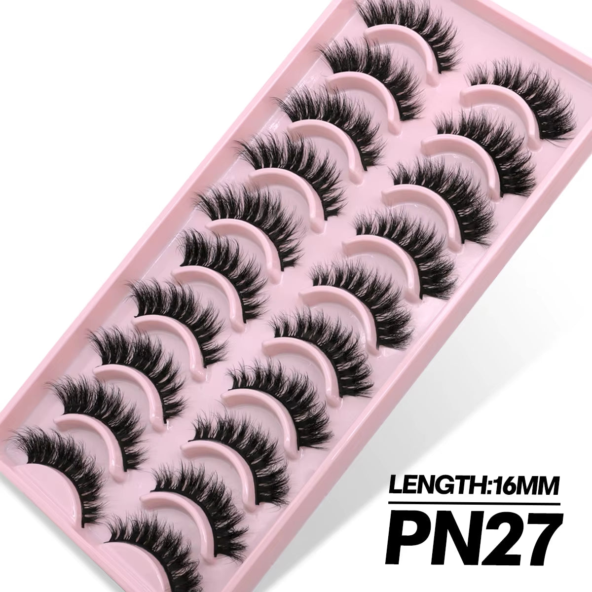 5/10 Pairs 3D Faux Mink Lashes Fluffy Soft Full Thick Wispy Natural Long False Eyelashes Curly Lashes Wholesale Lashes