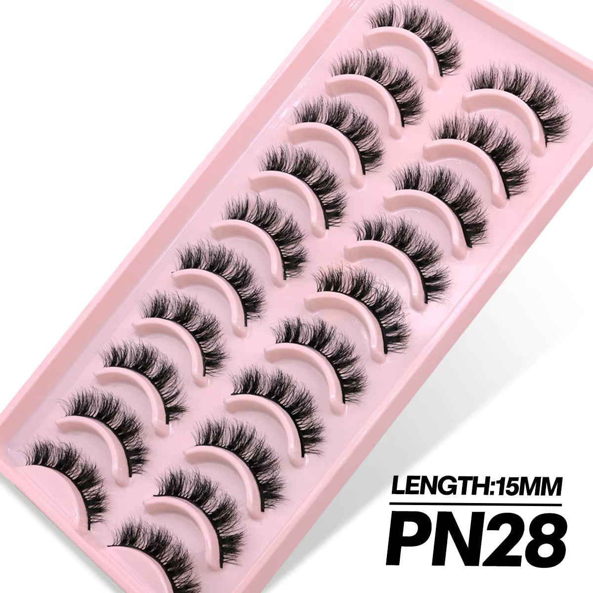 5/10 Pairs 3D Faux Mink Lashes Fluffy Soft Full Thick Wispy Natural Long False Eyelashes Curly Lashes Wholesale Lashes